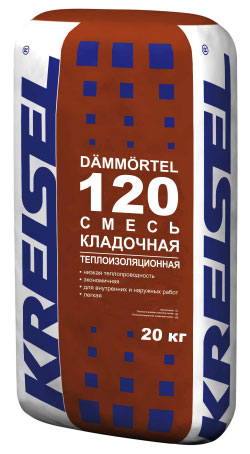 Теплоизоляционная кладочная смесь DÄMM-MAUERMÖRTEL 120