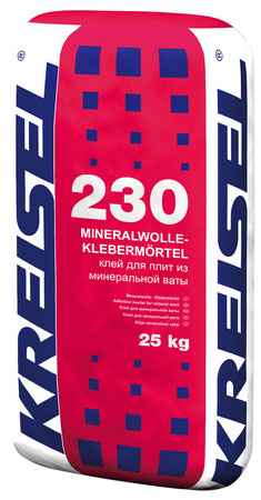 Клей для плит из минеральной ваты MINERALWOLLE-KLEBEMÖRTEL 230