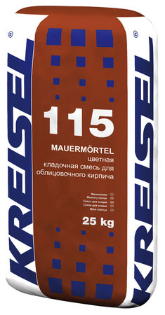 Цветная кладочная смесь для облицовочного кирпича MAUERMÖRTEL 115