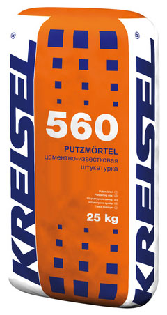 Цементно-известковая штукатурка PUTZMÖRTEL 560