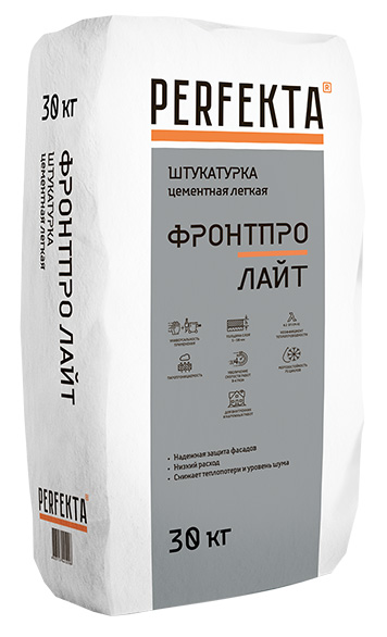 Штукатурка фасадная легкая Perfekta ФронтПро Лайт МН