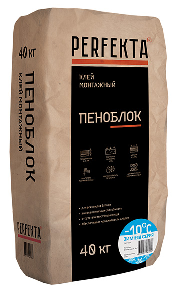 Клей монтажный Perfekta Пеноблок Зимняя серия