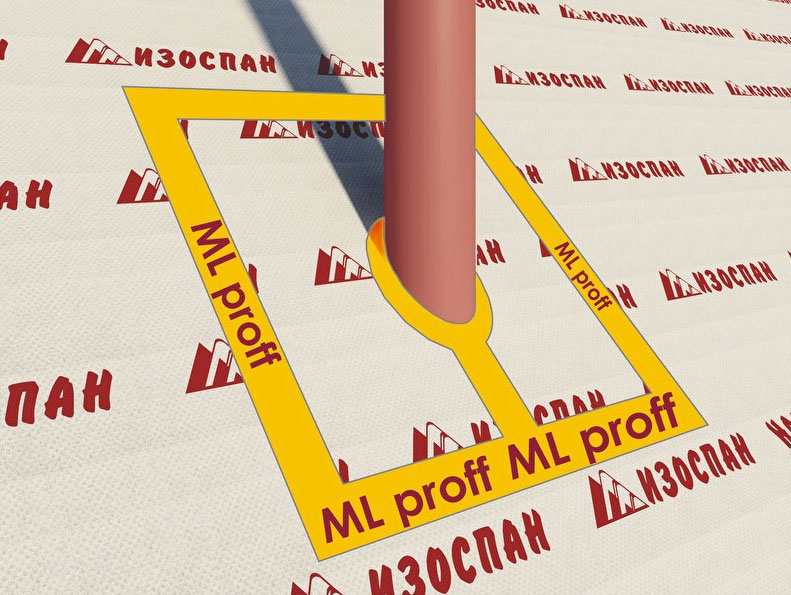 Односторонняя клейкая лента Изоспан ML proff