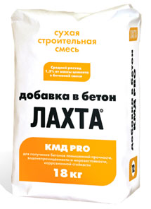 ЛАХТА добавка в бетон КМД PRO