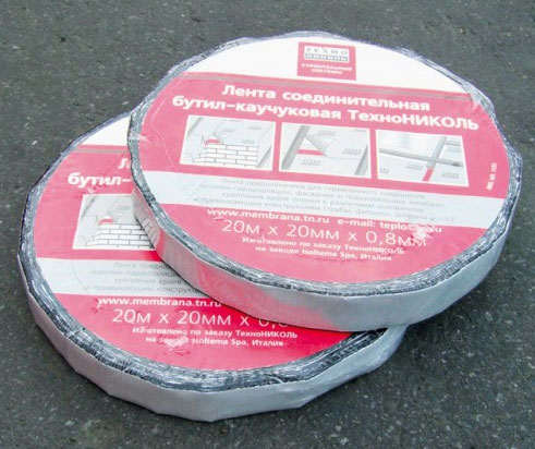 Лента соединительная бутил–каучуковая ТехноНИКОЛЬ