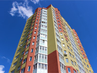 Многоэтажный дом в Липецке на улице Лутова