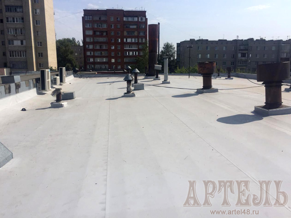 Ремонт плоской кровли - Автосалон РЕНО в Тамбове